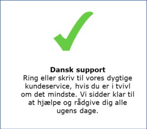 Hos OnPay får du dansk support