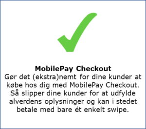 OnPay tilbyder MobilePay Checkout